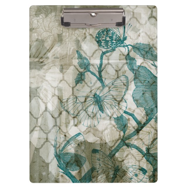 Arabesque Butterflies VI Clipboard (Front)
