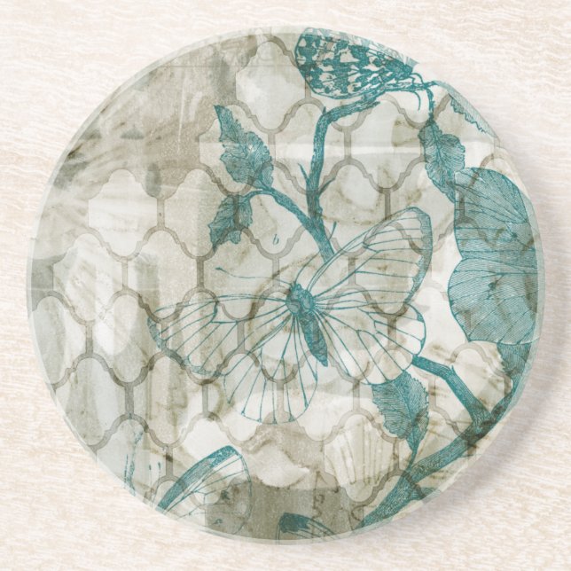 Arabesque Butterflies VI Coaster (Front)