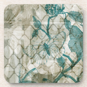 Arabesque Butterflies VI Coaster