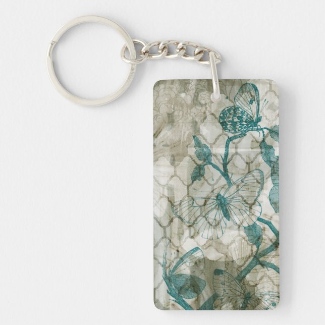 Arabesque Butterflies VI Keychain (Front)