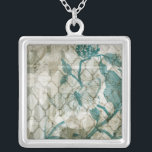 Arabesque Butterflies VI Silver Plated Necklace<br><div class="desc">Animals</div>