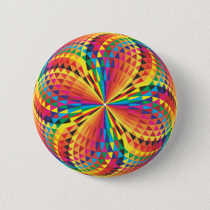 Arabesque colours 2 inch round button