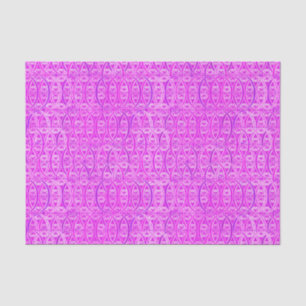 Arabesque damask - lavender and orchid tissue paper