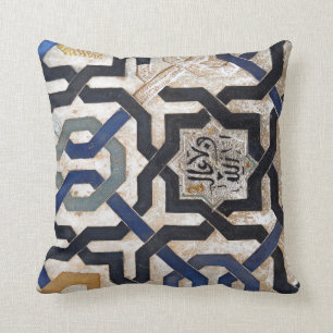 Arabesque Geometric Throw Pillow