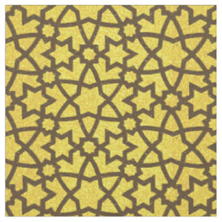 Arabesque grande gold and black fabric
