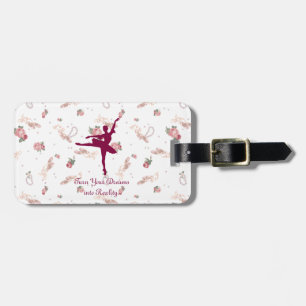 arabesque luggage tag