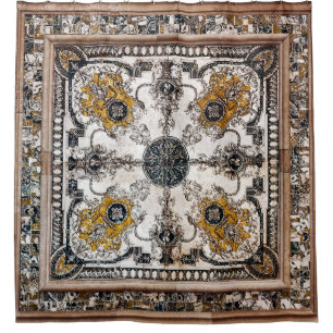 Arabesque Marble Texture Vintage Patchwork