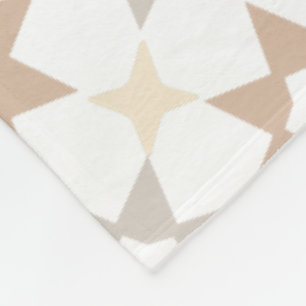Arabesque Moroccan pattern Fleece Blanket