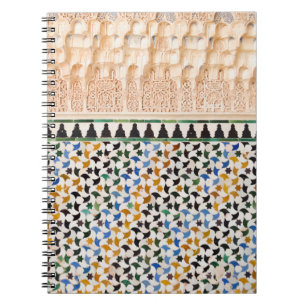 Arabesque Mosaic Pattern Travel Journal