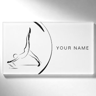 Arabesque on the reformer  name tag