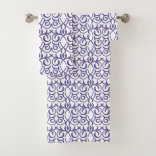 Arabesque Pattern  Bath Towel Set