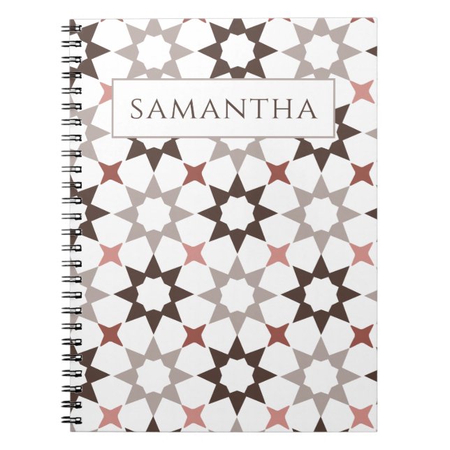 Arabesque pattern notebook (Front)