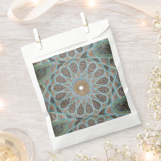 Arabesque Persian Oriental Arabic Turkish Decor Favour Bag (Clipped)