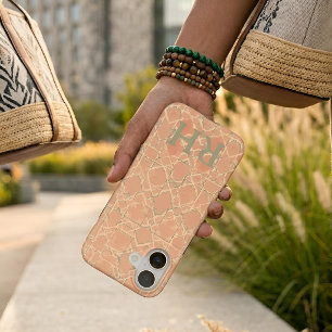 Arabesque Terracotta Boîtier iPhone Terracotta &