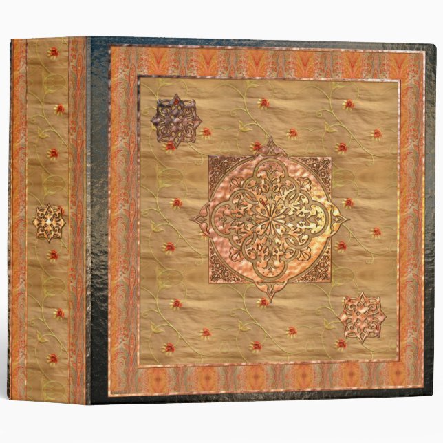 Arabesque Traditional Motif 2 Binder (Front/Spine)