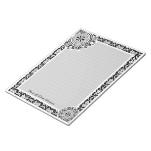 Arabesque White Lace, notepad