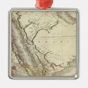 Arabia, Egypt, Abyssinia, Red Sea Metal Ornament