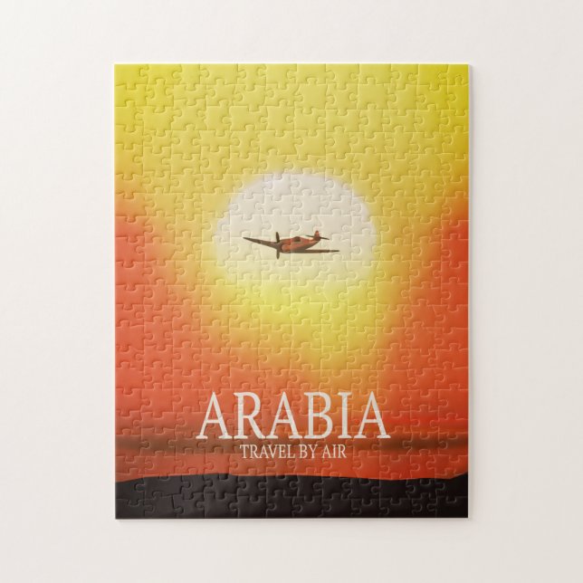 Arabia "Travel By Air" Jigsaw Puzzle (Vertical)