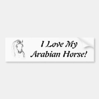 Arabian Horse Bumper Sticker