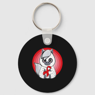 Arabian Horse Heart Disease Awareness Month Keychain