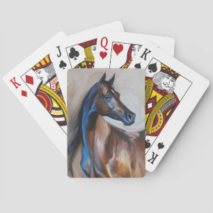 Arabian Horse Painting Playing Cards