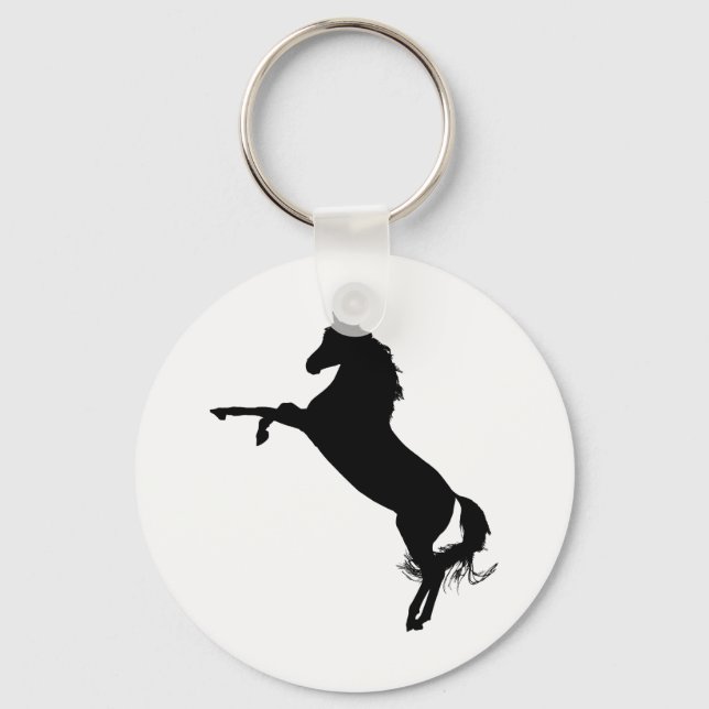 Arabian Horse Silhouette Keychain (Front)