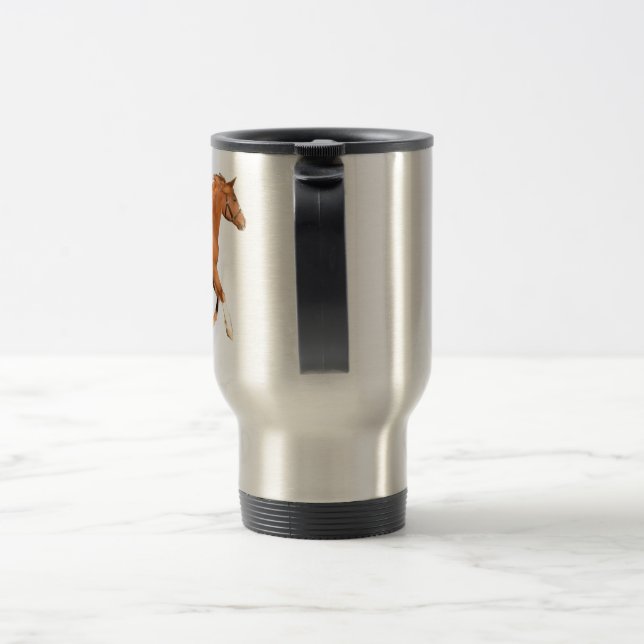 Arabian Horse Trot Mug (Handle)