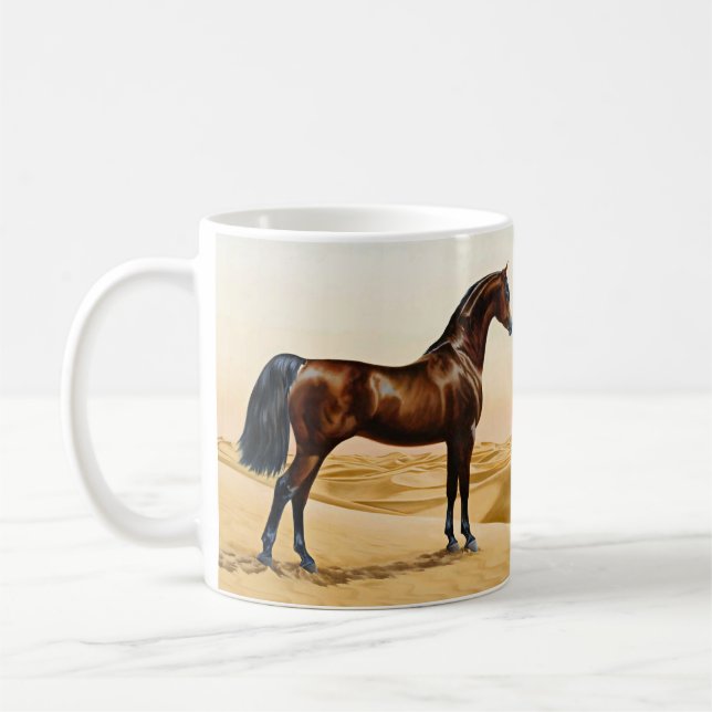 Arabian Horse - William Barraud Coffee Mug (Left)