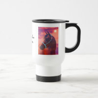 Arabian Horses Sunrise Mug