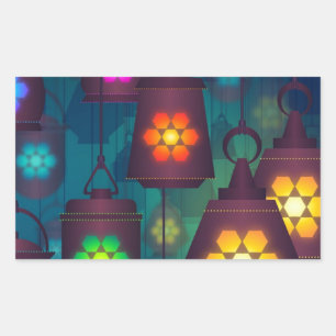 Arabian Lanterns Middle Eastern design Sticker