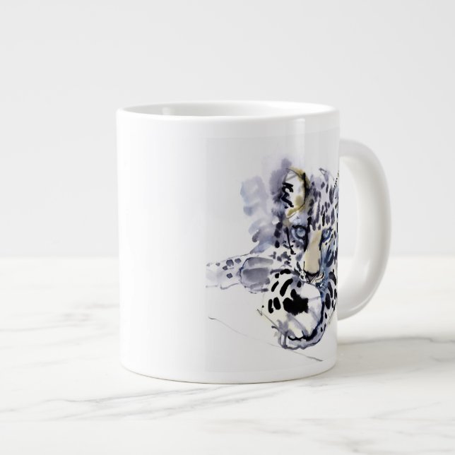 Arabian Leopard 2008  2 Large Coffee Mug (Front Right)