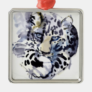 Arabian Leopard 2008 2 Metal Ornament