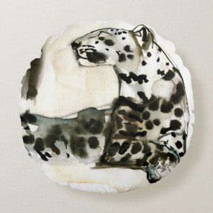 Arabian Leopard 2008 Round Pillow