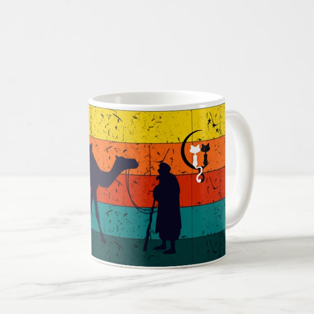 Arabian Night Inspired Design Coffee Mug (Front Right)
