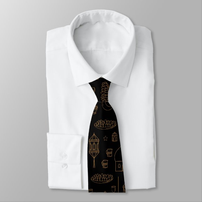 Arabian Night Theme Middle East Tie (Tied)
