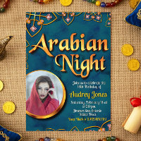 Arabian Night with Photo Turquoise