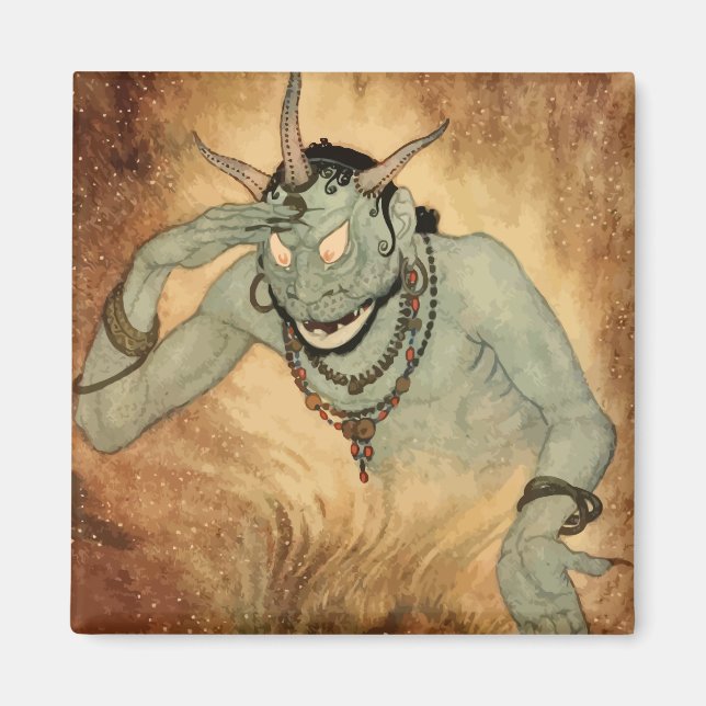 Arabian Nights Genie by Edmund Dulac Magnet (Front)