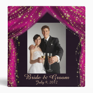 Arabian Nights Magenta & Gold Wedding Binder