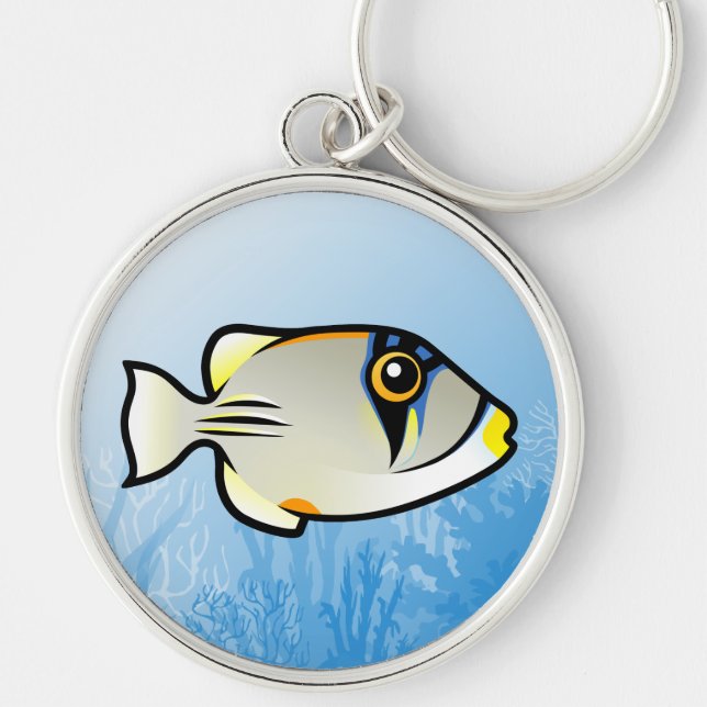 Arabian Picassofish Keychain (Front)