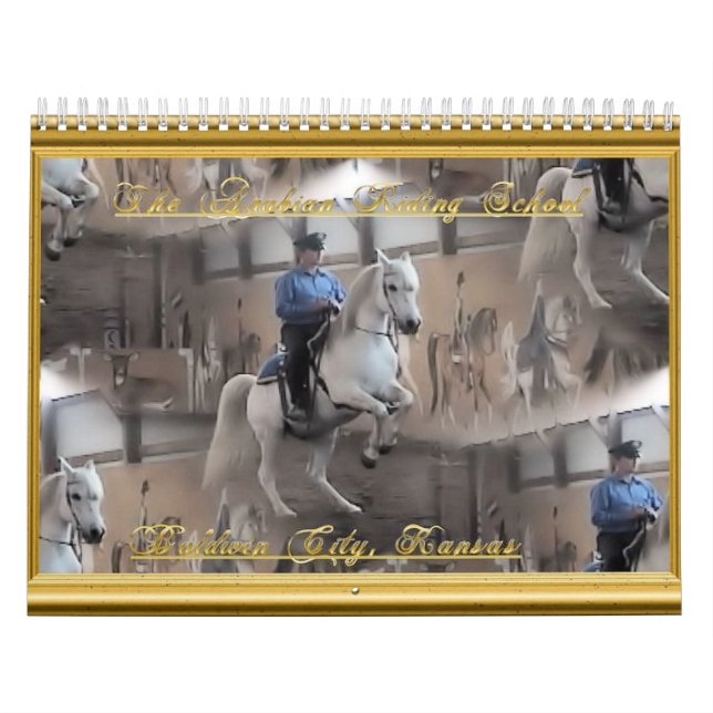 Arabian Riding School Calendar (Cover)