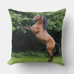 Arabian Stallion Throw Pillow
