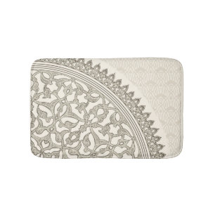Arabian style lace bath mat