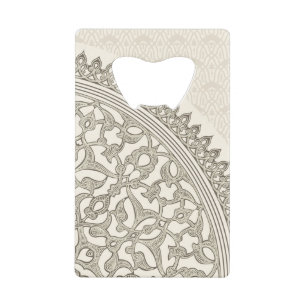 Arabian style lace wallet bottle opener