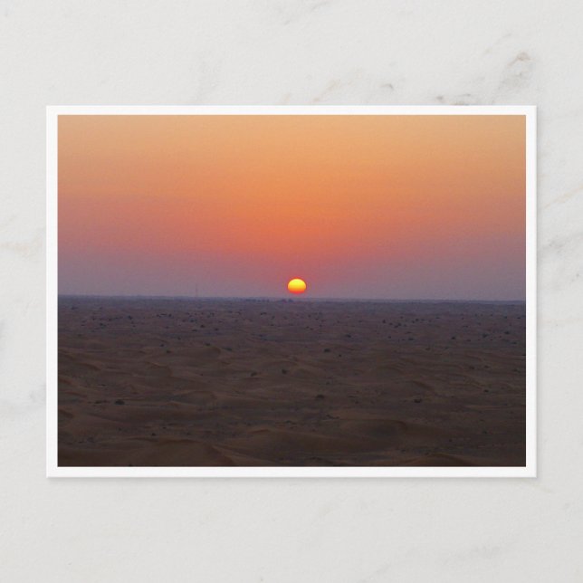 arabian sunset postcard (Front)