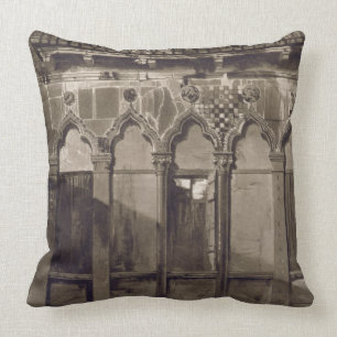 Arabian Windows, In Campo Santa Maria Mater Domini Throw Pillow