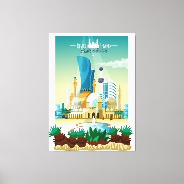 Arabic Adventure Canvas Print (Front)