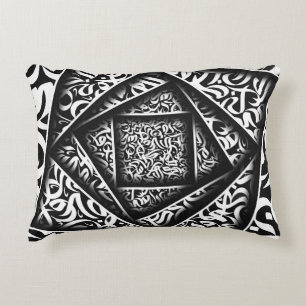 arabic Calligraphy 3d Accent Pillow