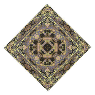Arabic classic pattern graduation cap topper