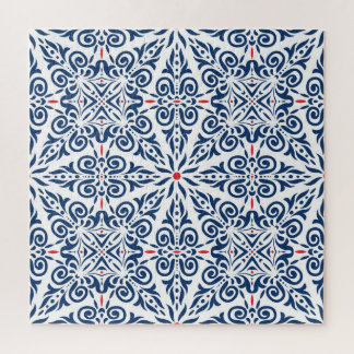 Arabic Colourful Vintage Seamless Pattern Jigsaw Puzzle