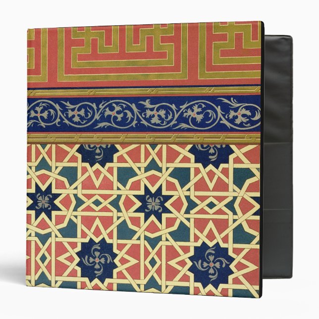 Arabic decorative designs (colour litho) binder (Front/Inside)